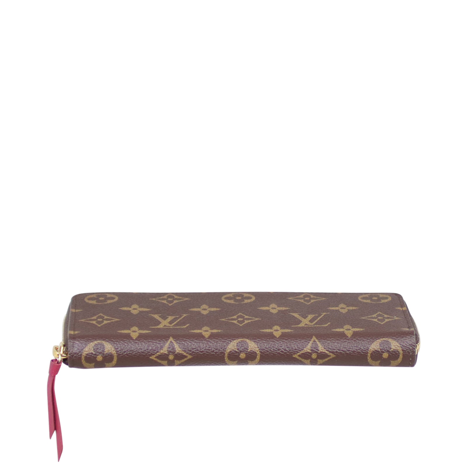 Louis Vuitton Clemence Wallet Monogram Fuchsia Base