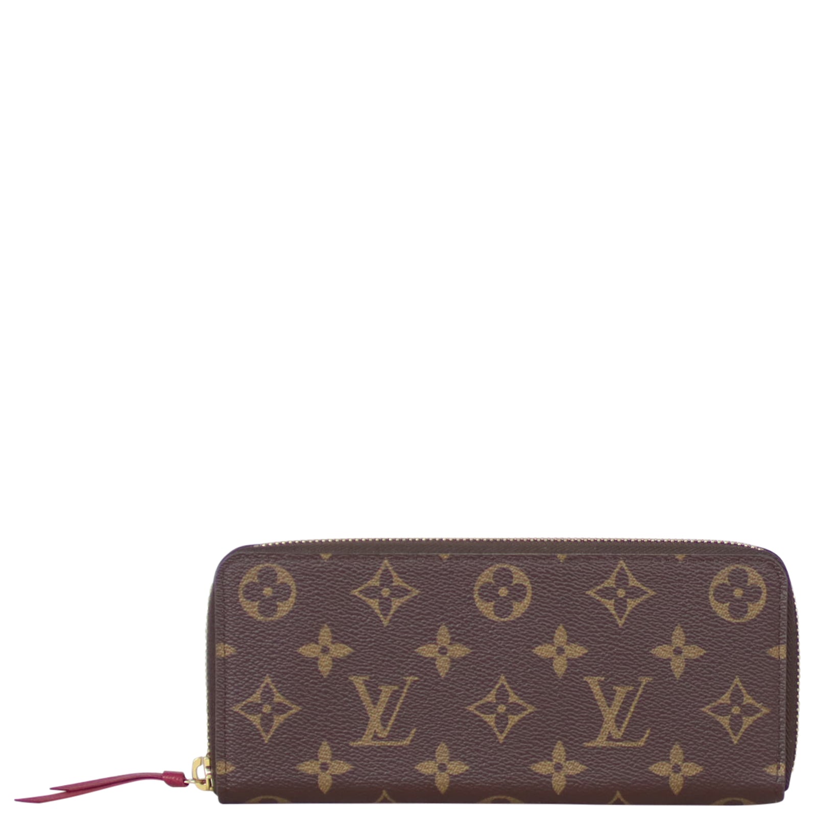 Louis Vuitton Clemence Wallet Monogram Fuchsia Front