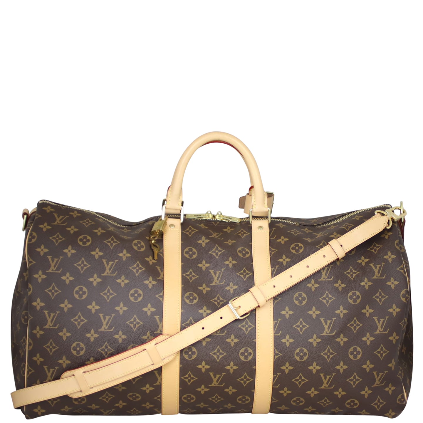 Louis Vuitton Keepall 55 Bandouliere Monogram Front