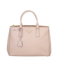 Prada Saffiano Lux Galleria Double Zip Tote MediumFront