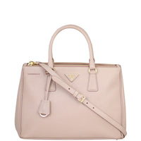 Prada Saffiano Lux Galleria Double Zip Tote MediumFront