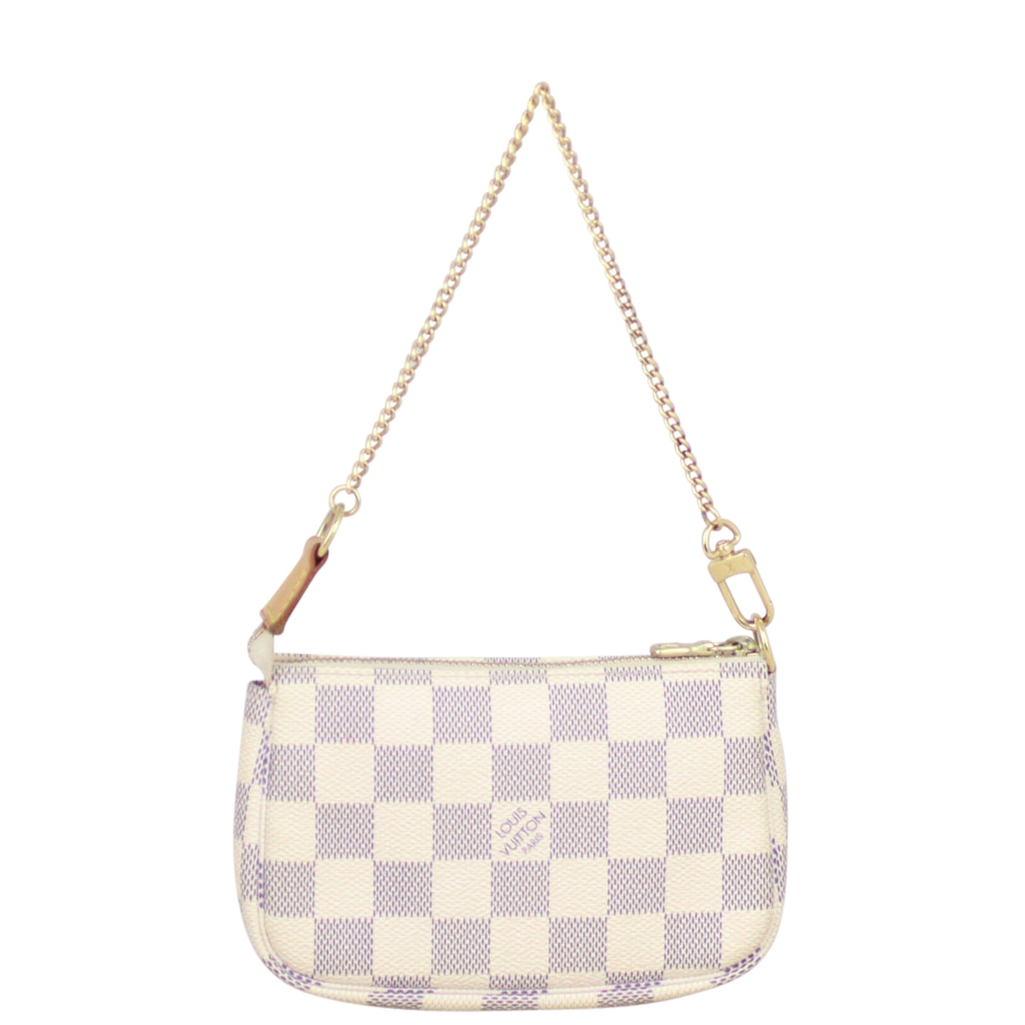 Louis Vuitton Mini Pochette Accessoires Damier Azur Back