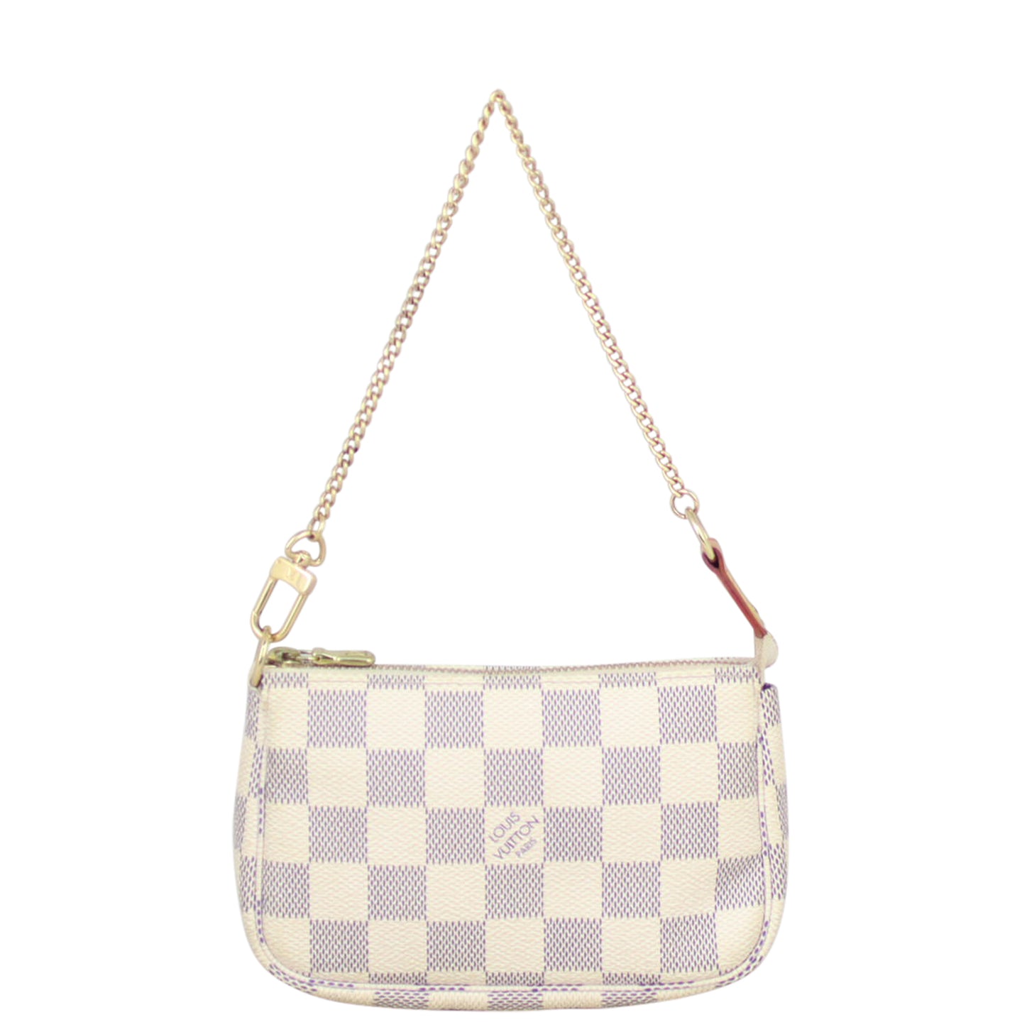 Louis Vuitton Mini Pochette Accessoires Damier Azur Front