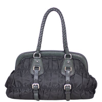 Prada Tessuto Gaufre Frame Bag Back