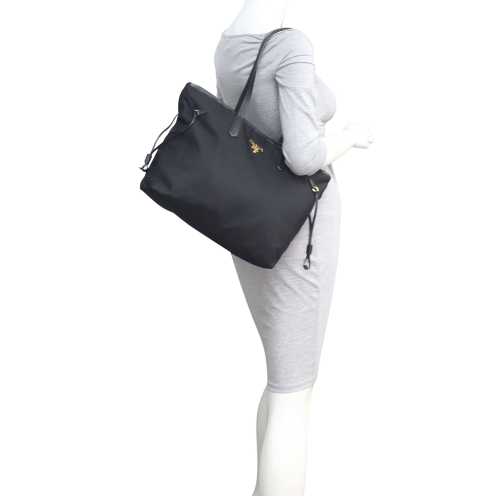 Prada Tessuto Saffiano Shoppping Tote Mannequin