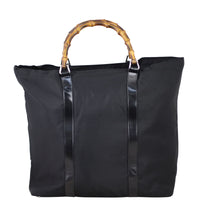 Gucci Nylon Bamboo Handle Tote Back