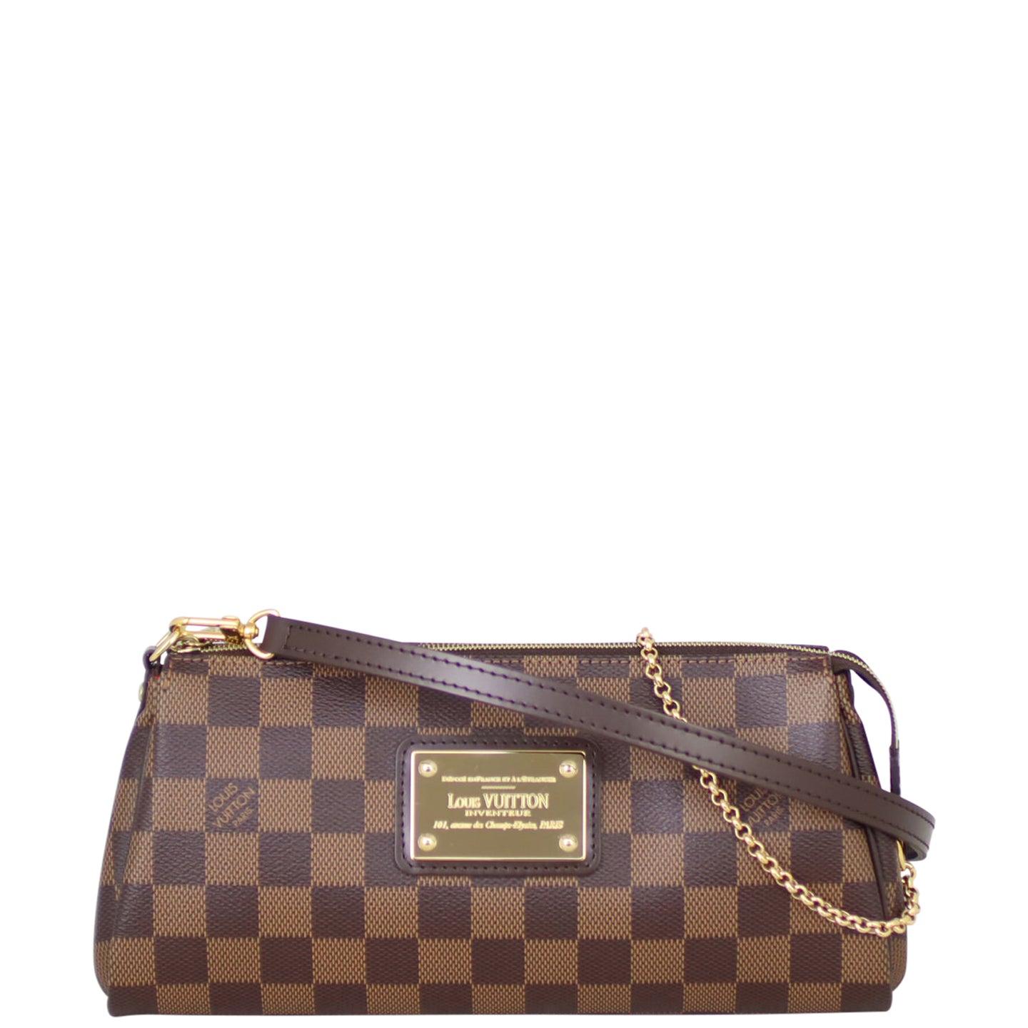 Louis Vuitton Eva Pochette Damier Ebene Front
