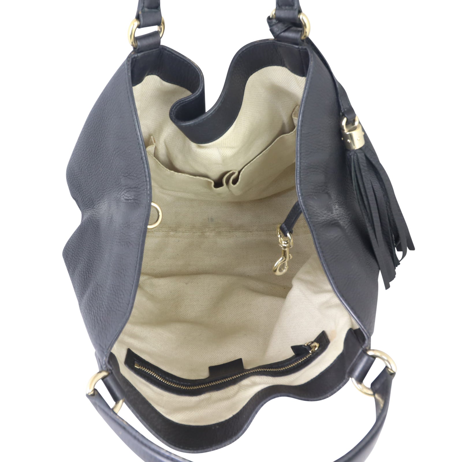 Gucci Soho Medium Tote Whole interior