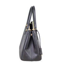 Prada Saffiano Lux Galleria Double Zip Tote Small Side