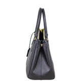Prada Saffiano Lux Galleria Double Zip Tote Small Side