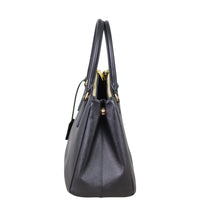 Prada Saffiano Lux Galleria Double Zip Tote Small Side