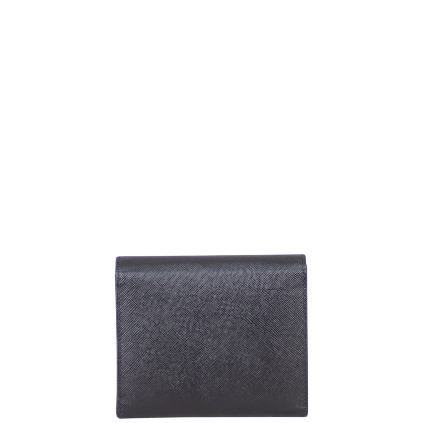 Prada Saffiano Metal Compact Wallet Back