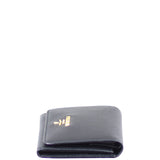 Prada Saffiano Metal Compact Wallet Side
