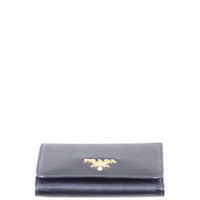 Prada Saffiano Metal Compact Wallet Base