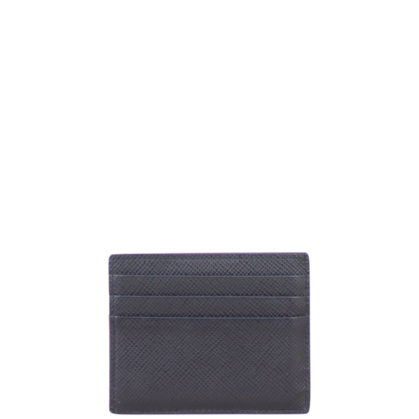 Prada Saffiano Leather Card Holder Back