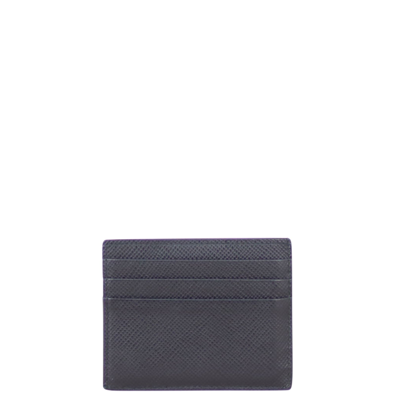 Prada Saffiano Leather Card Holder Back