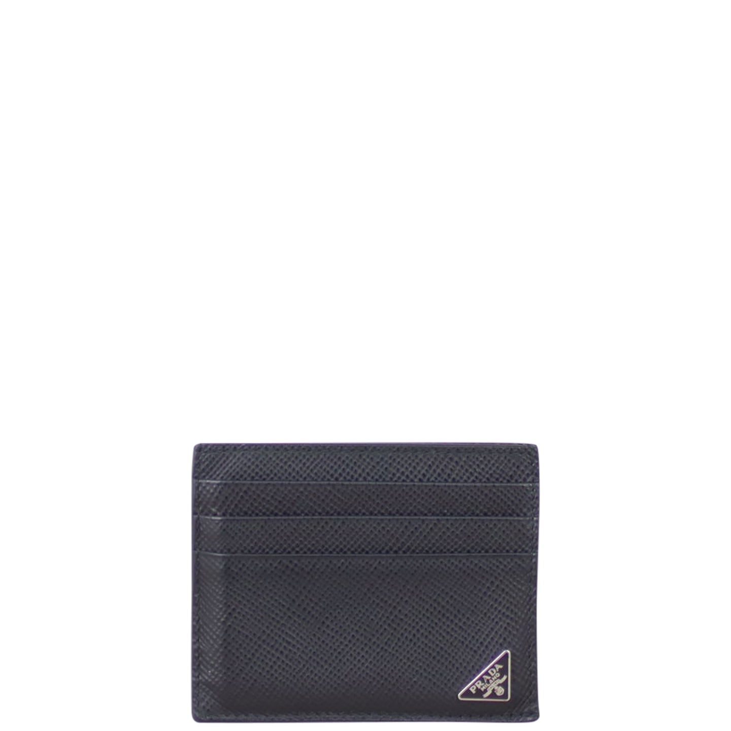 Prada Saffiano Leather Card Holder Front