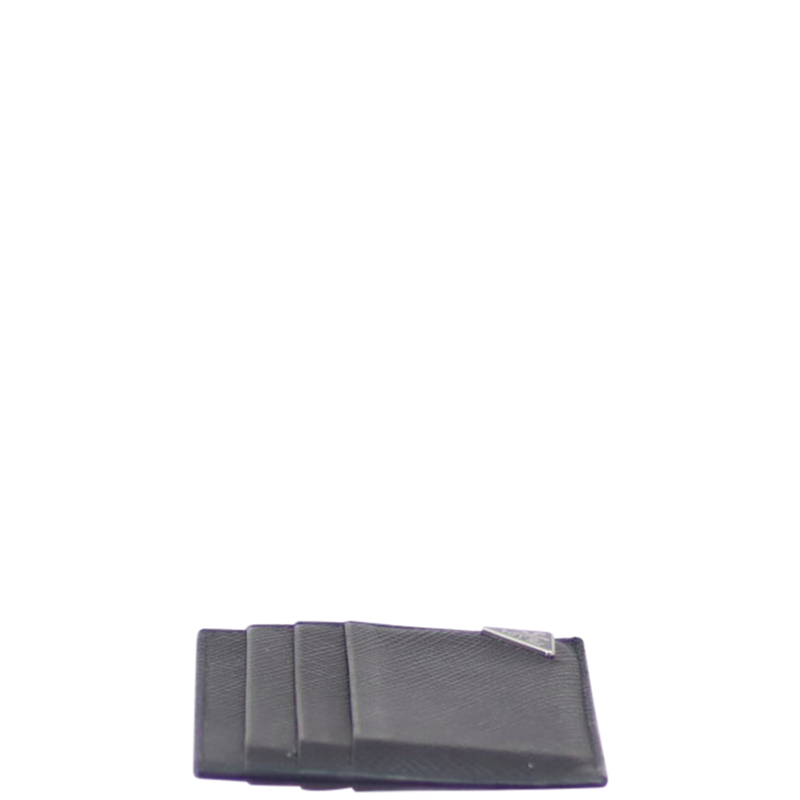 Prada Saffiano Leather Card Holder Side