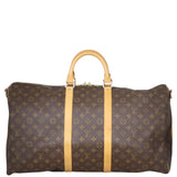Louis Vuitton Keepall 55 Bandouliere Monogram Front