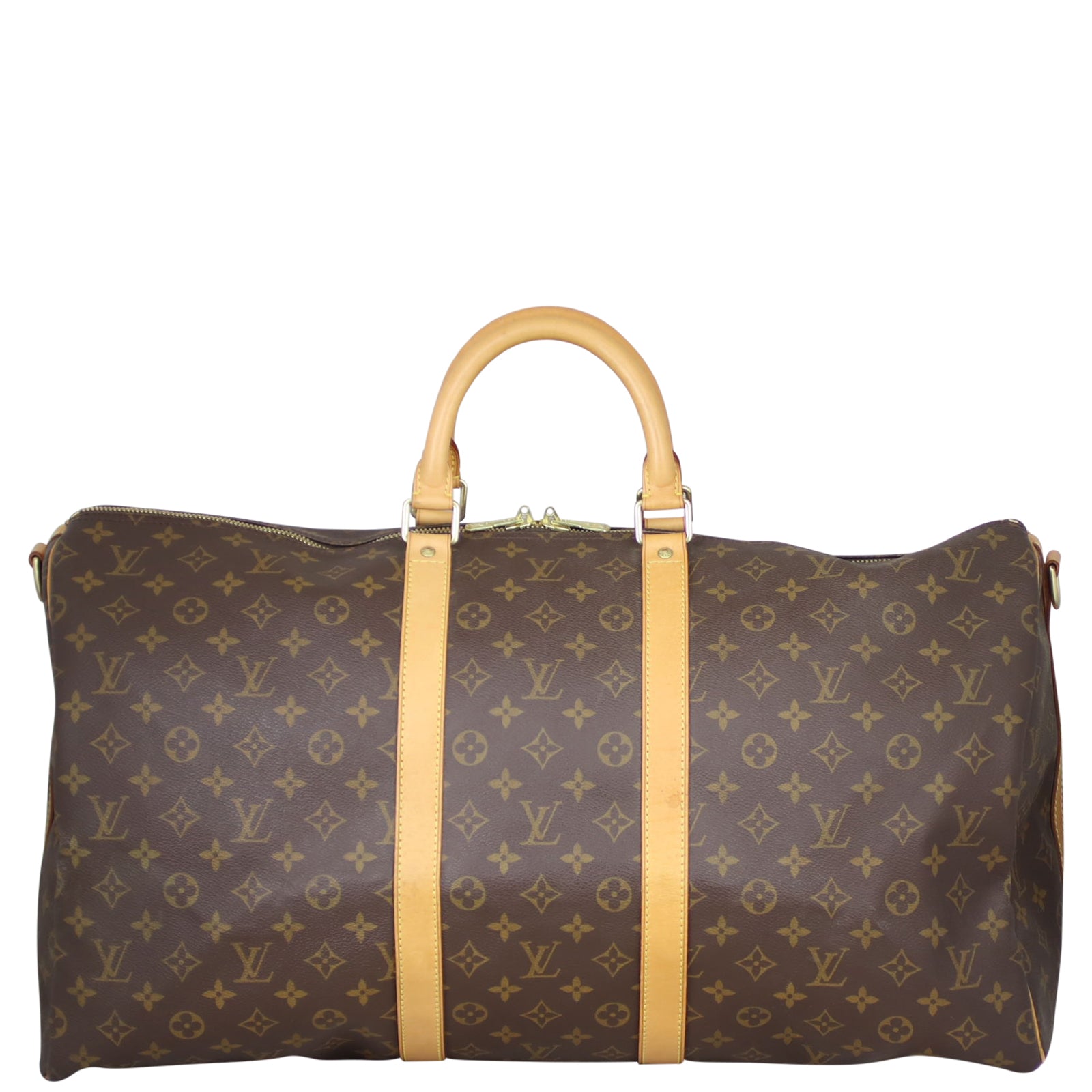 Louis Vuitton Keepall 55 Bandouliere Monogram Front