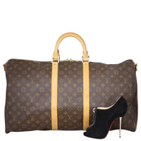 Louis Vuitton Keepall 55 Bandouliere Monogram Shoe