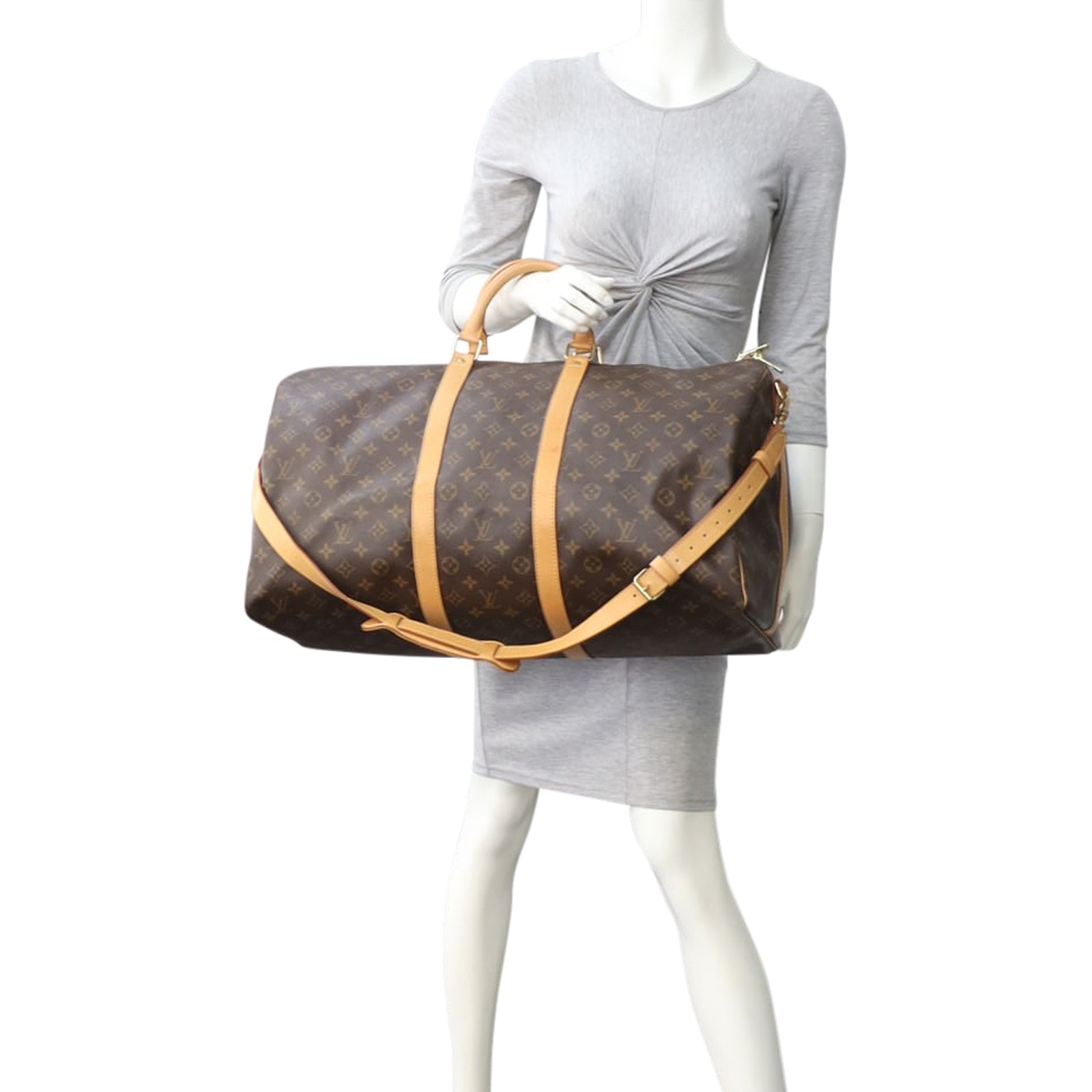 Louis Vuitton Keepall 55 Bandouliere Monogram Mannequin