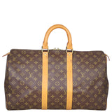 Louis Vuitton Keepall 45 Monogram Front