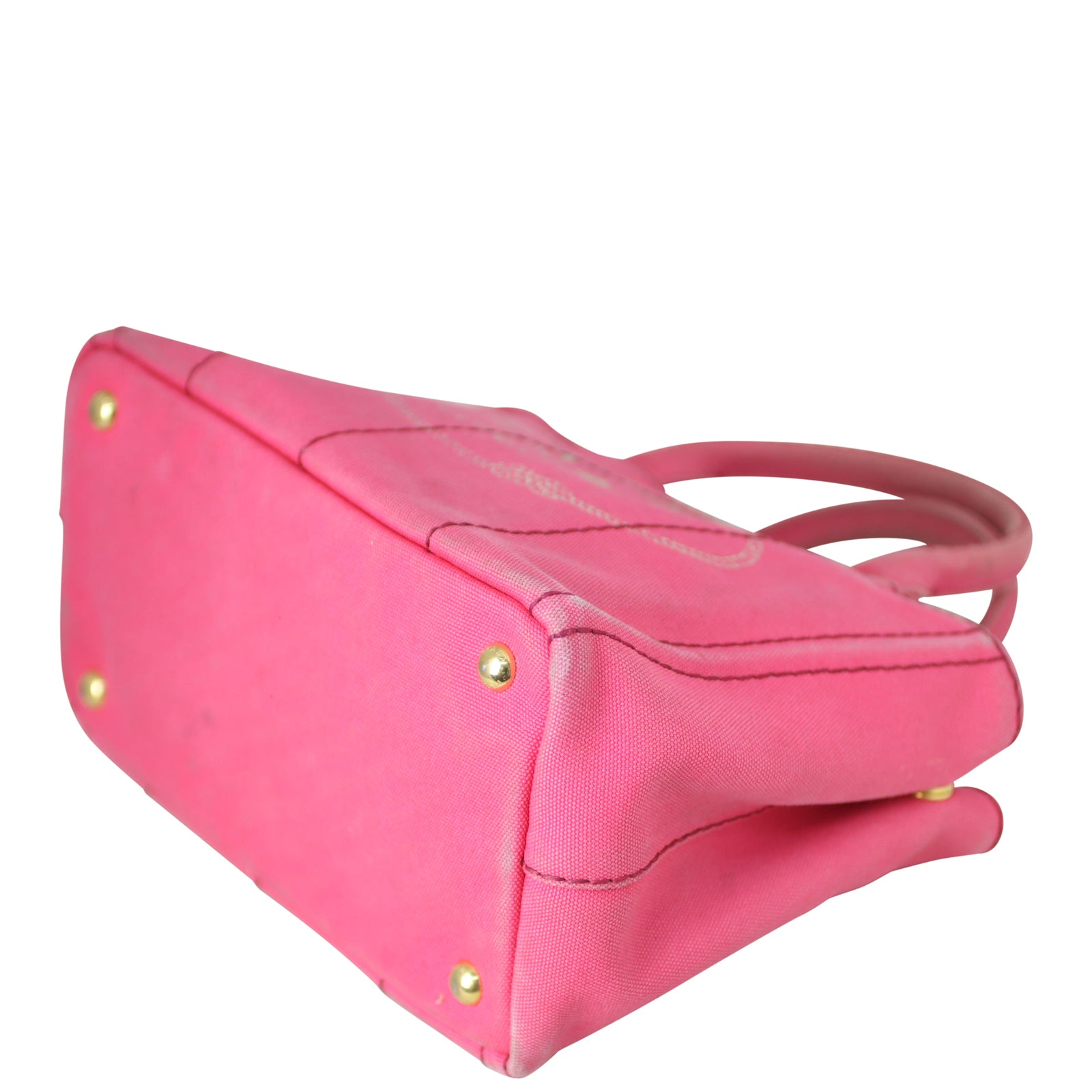 Prada Canapa Logo Tote Small Corner