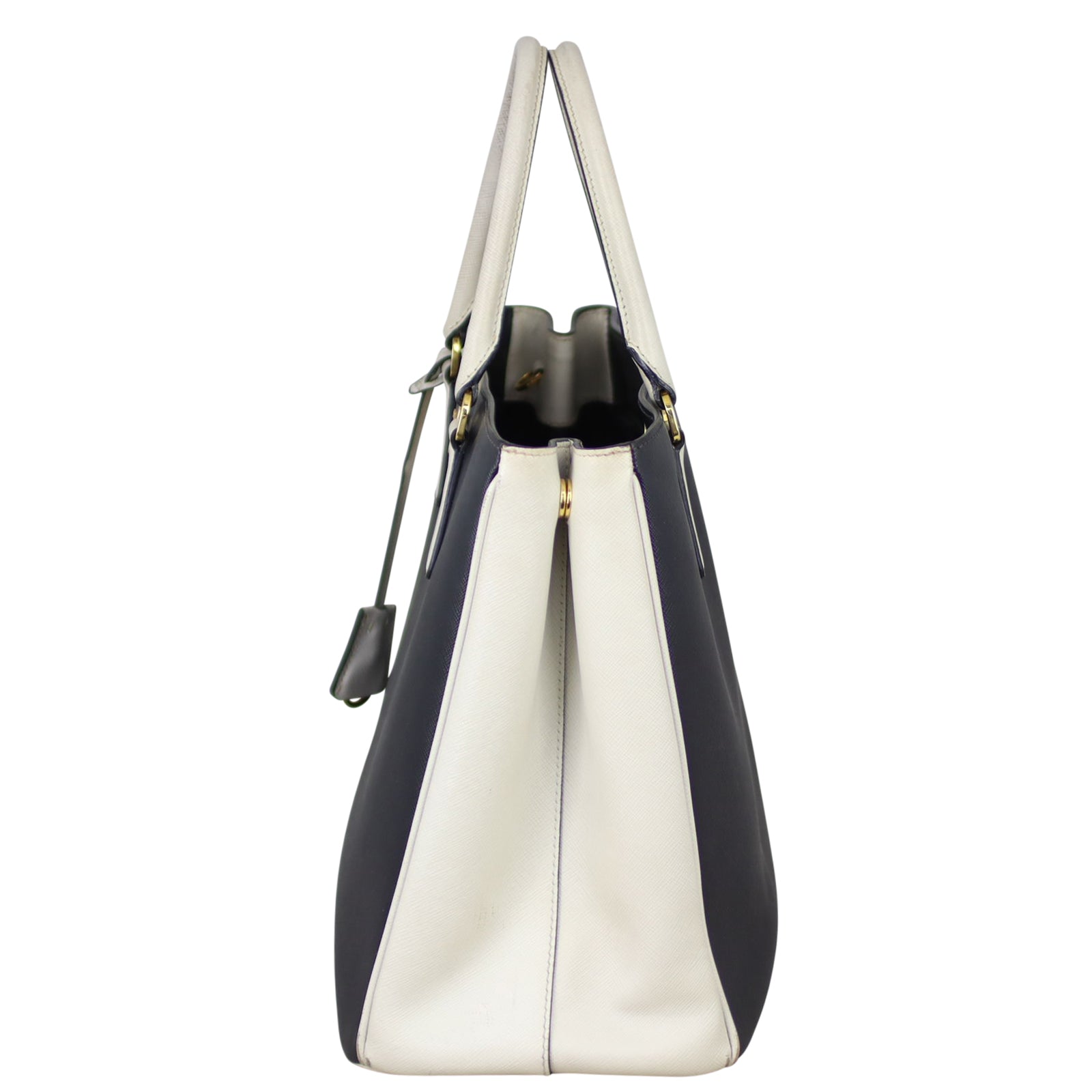 Prada Saffiano Lux Tote Side