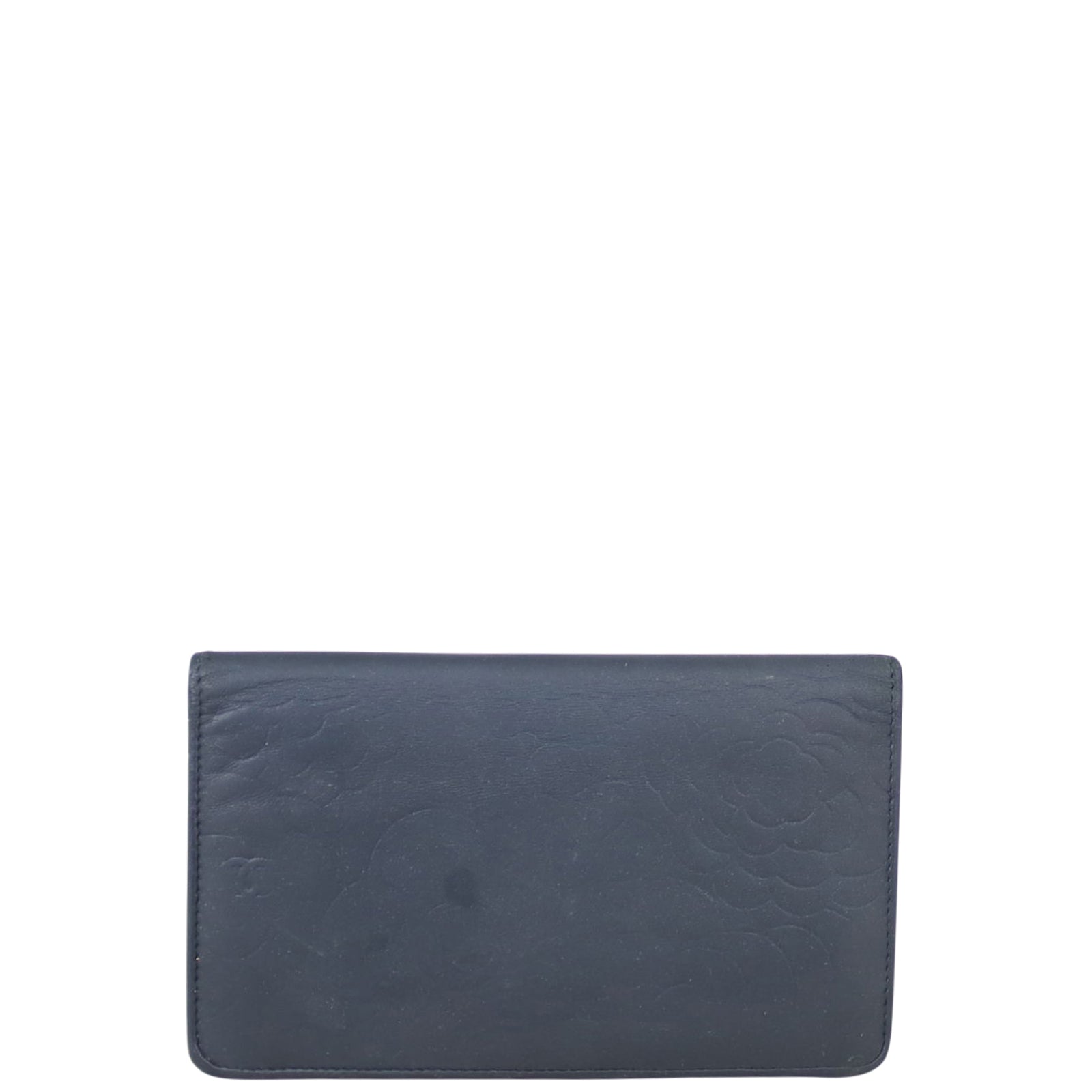 Chanel Camellia Yen Wallet Back