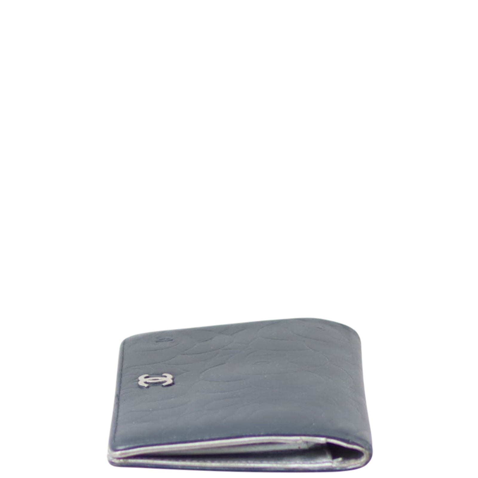 Chanel Camellia Yen Wallet Side