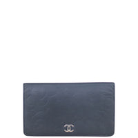 Chanel Camellia Yen Wallet Front