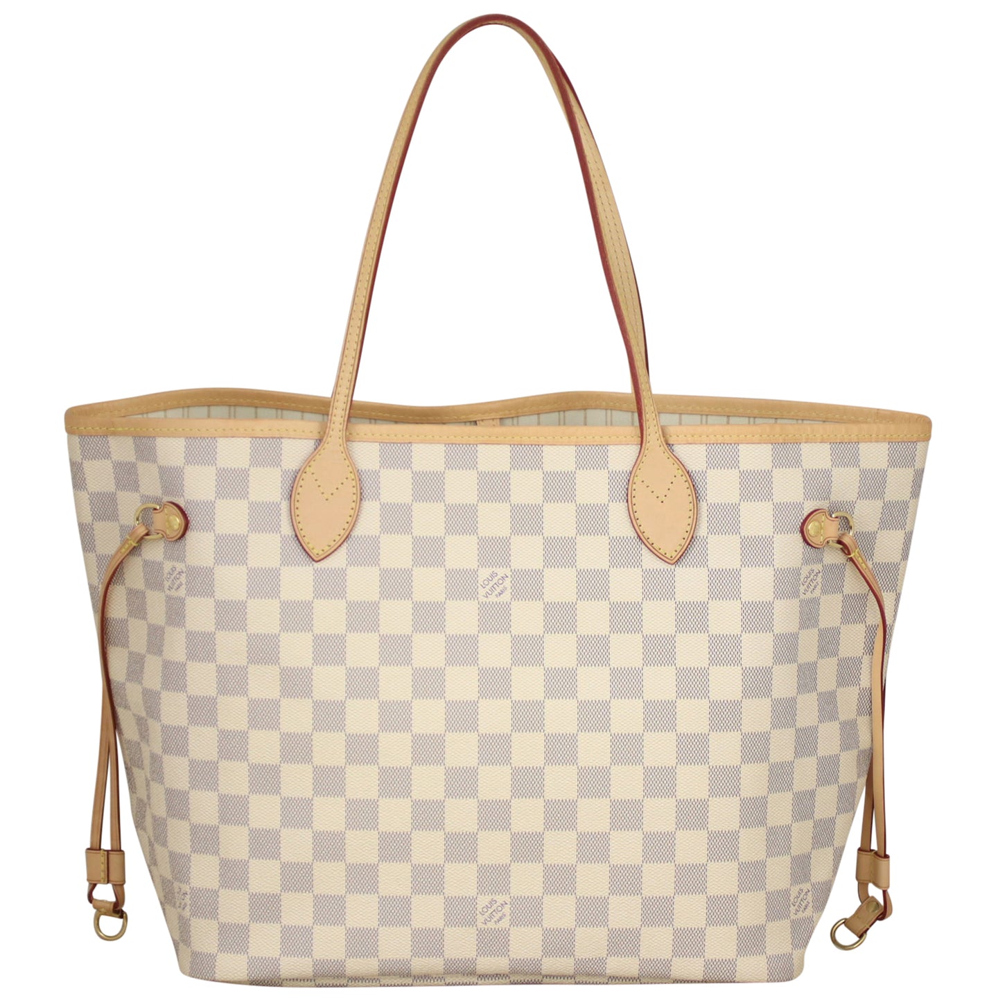 Louis Vuitton Neverfull MM Damier Azur Back