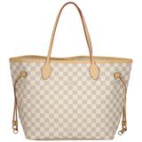 Louis Vuitton Neverfull MM Damier Azur Back