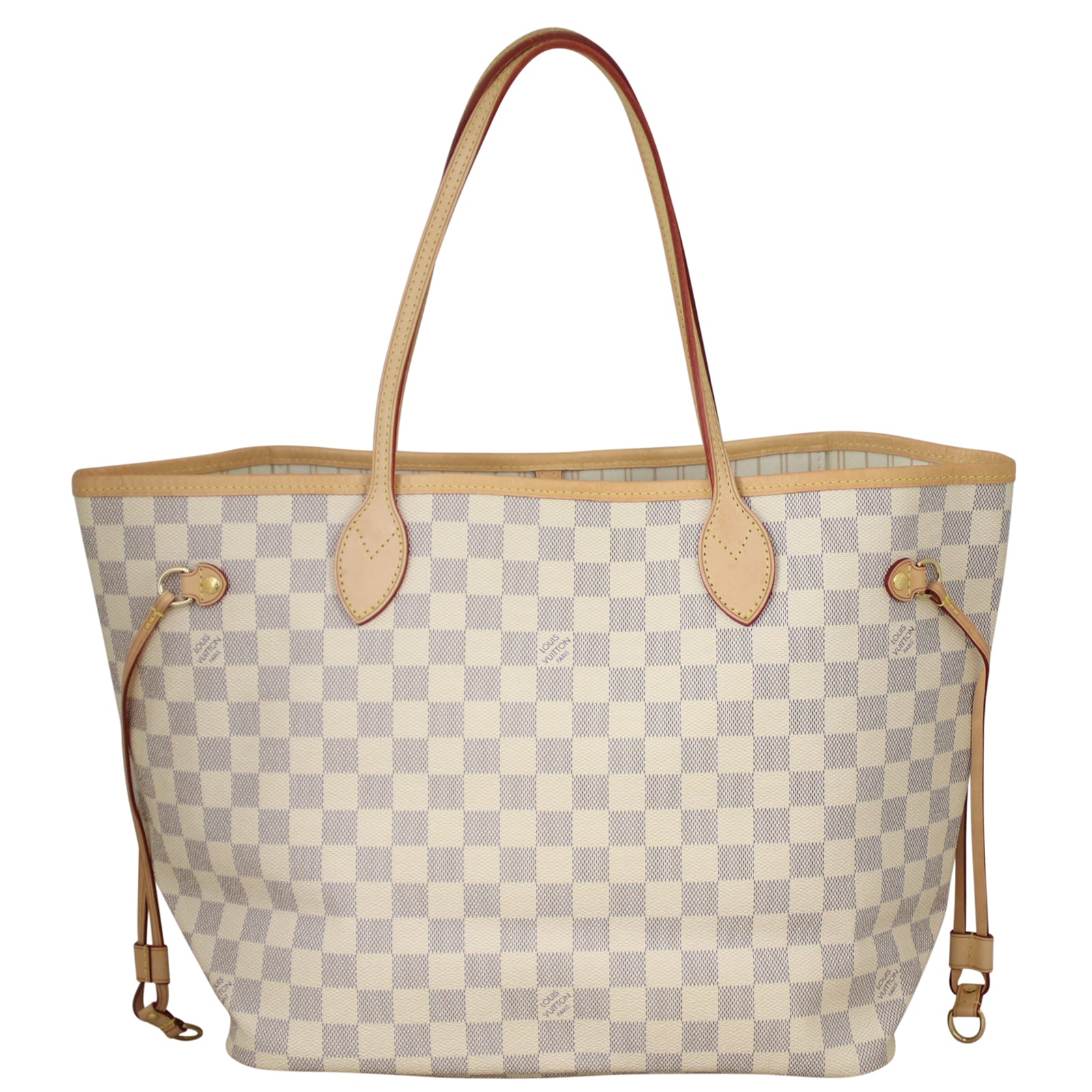 Louis Vuitton Neverfull MM Damier Azur Front