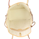 Louis Vuitton Neverfull MM Damier Azur Whole interior