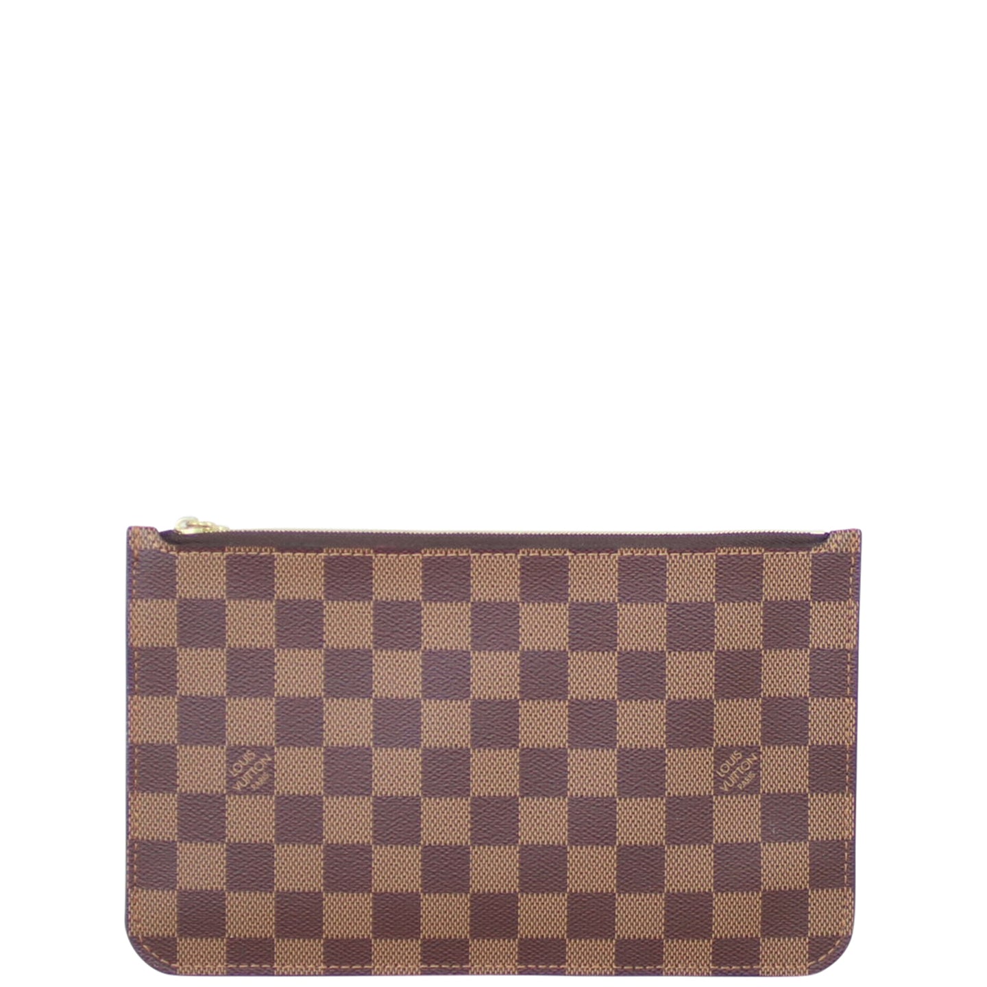 Louis Vuitton Neverfull Pochette Damier Ebene Front