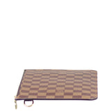 Louis Vuitton Neverfull Pochette Damier Ebene Side
