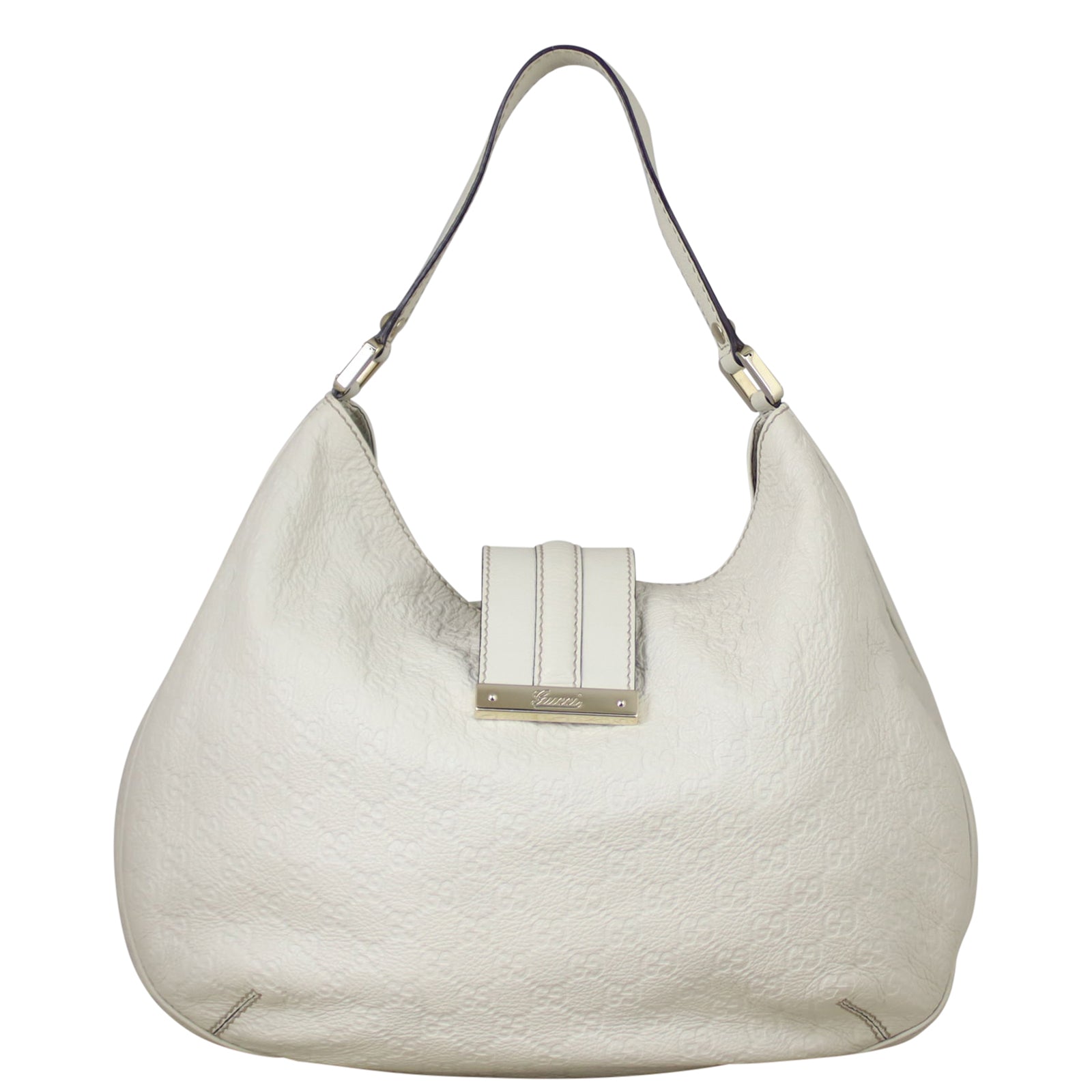 Gucci Guccissima Signature Web Hobo Front