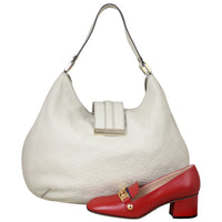Gucci Guccissima Signature Web Hobo Shoe