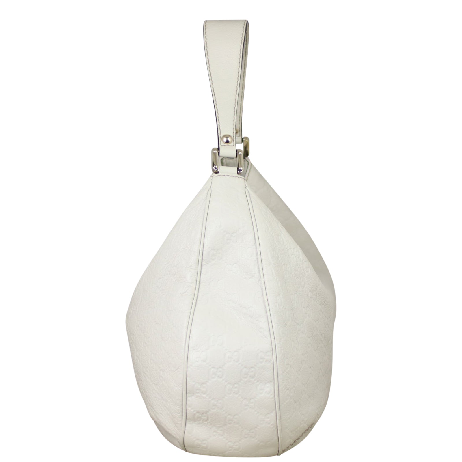 Gucci Guccissima Signature Web Hobo Side