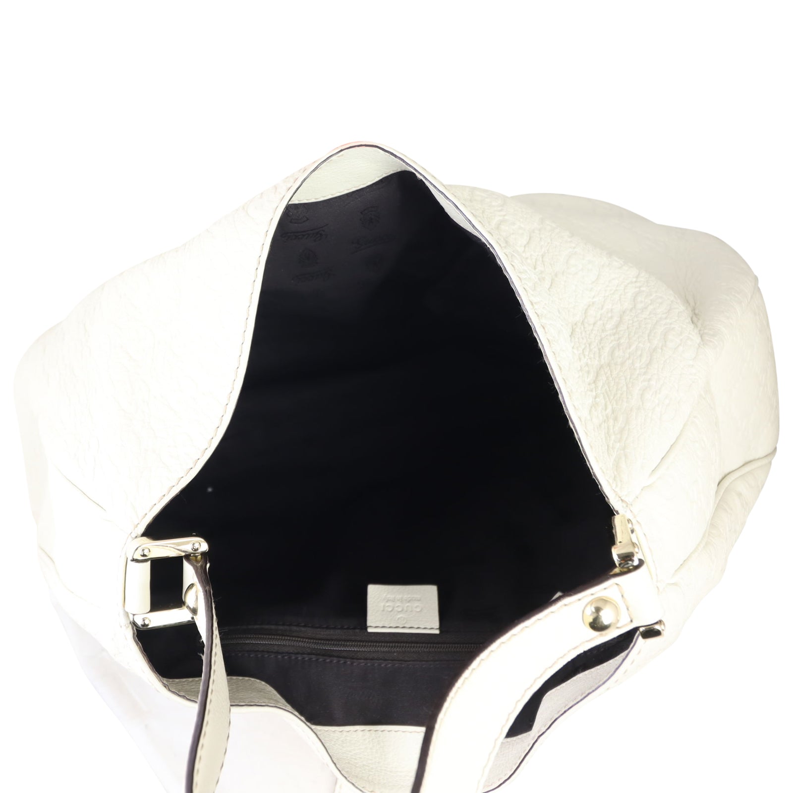 Gucci Guccissima Signature Web Hobo Whole interior