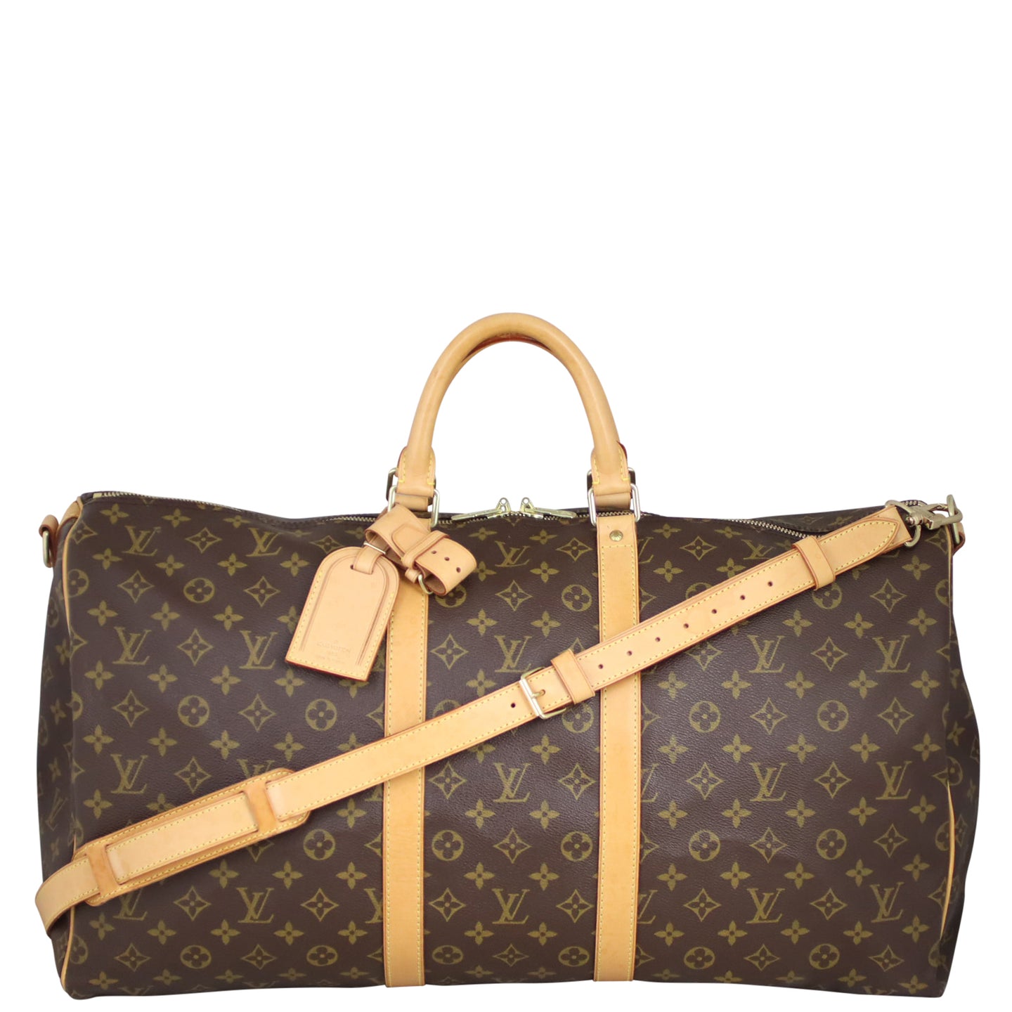 Louis Vuitton Keepall 55 Bandouliere Monogram Front
