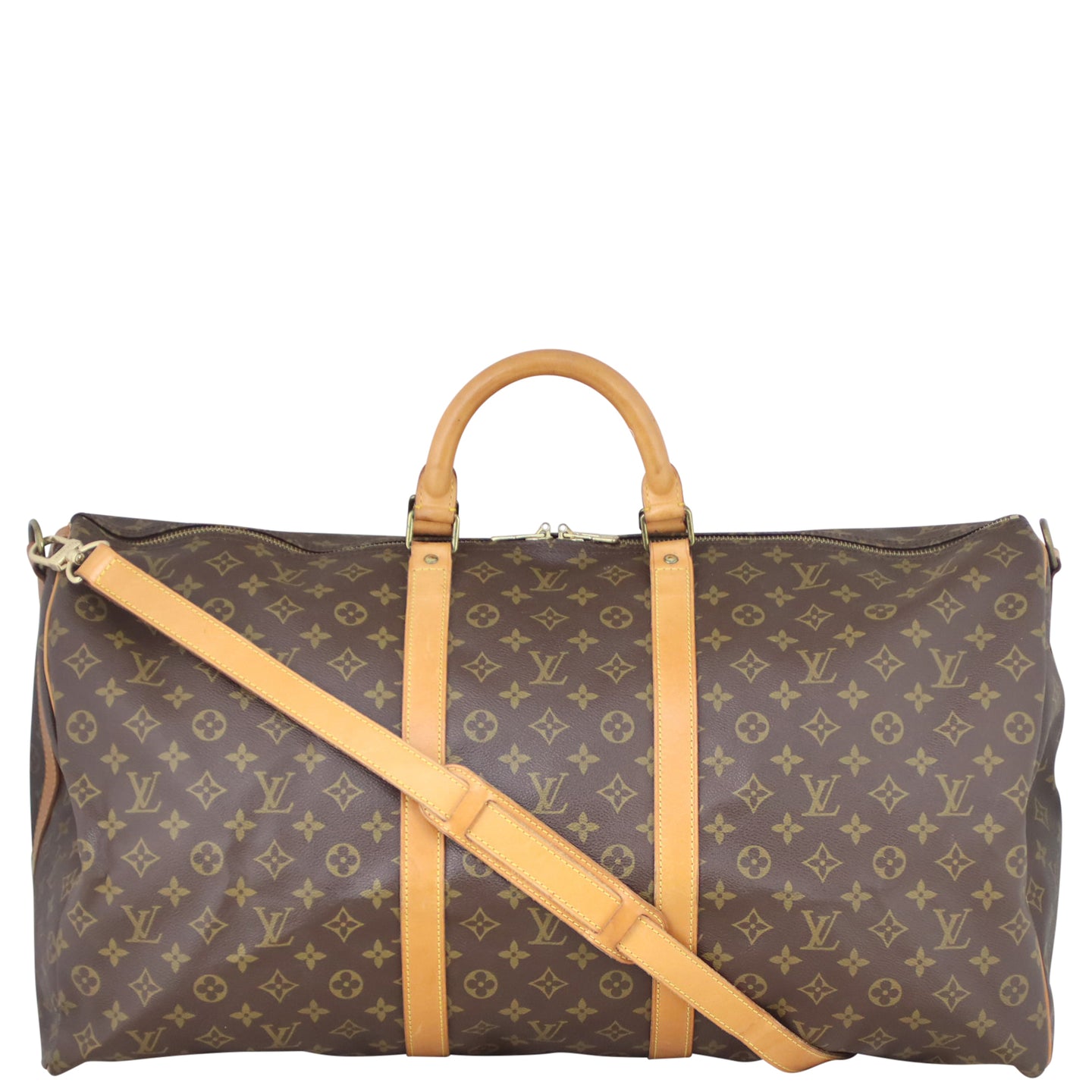 Louis Vuitton Keepall 60 Bandouliere Monogram Front