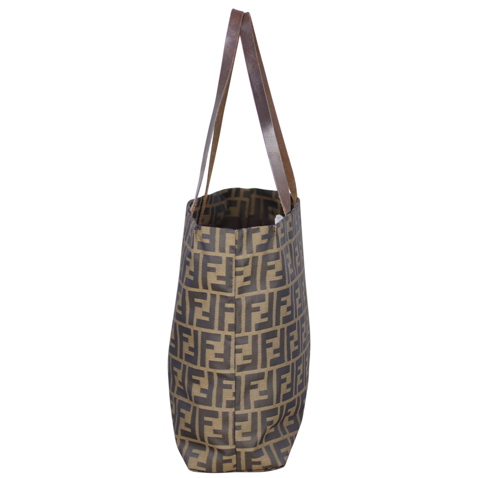 Fendi Zucca Nylon Tote Side