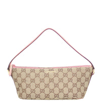 Gucci GG Canvas Boat Pochette Front