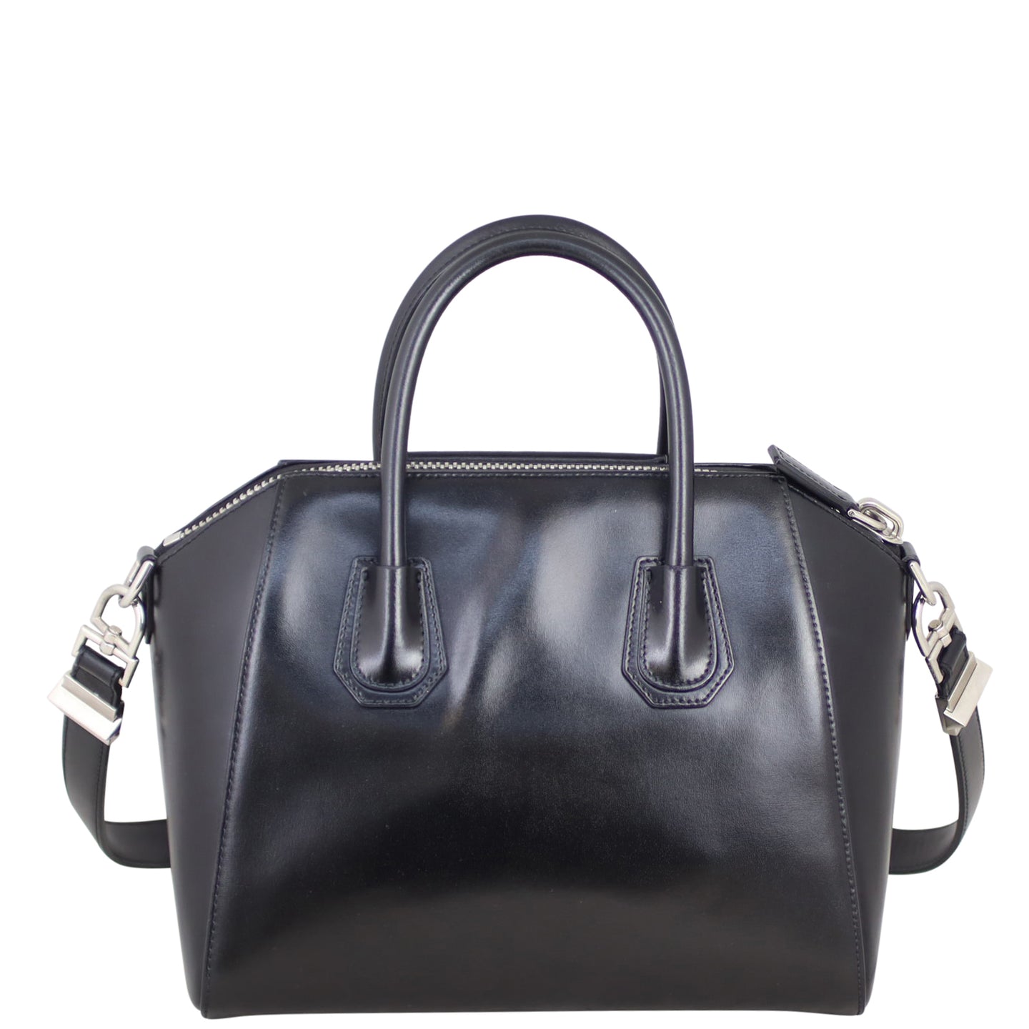 Givenchy Antigona Small – black smooth calfskin Back