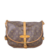 Louis Vuitton Saumur 30 Monogram Back