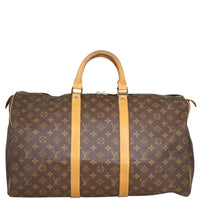 Louis Vuitton Keepall 50 Monogram Front