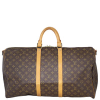Louis Vuitton Keepall 55 Bandouliere Monogram Front